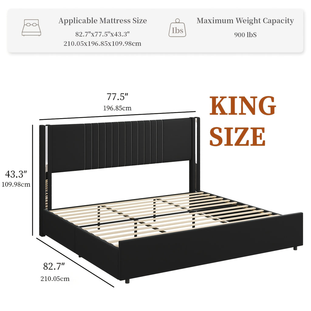 full queen king bed size frame velvet upholstered - Temu