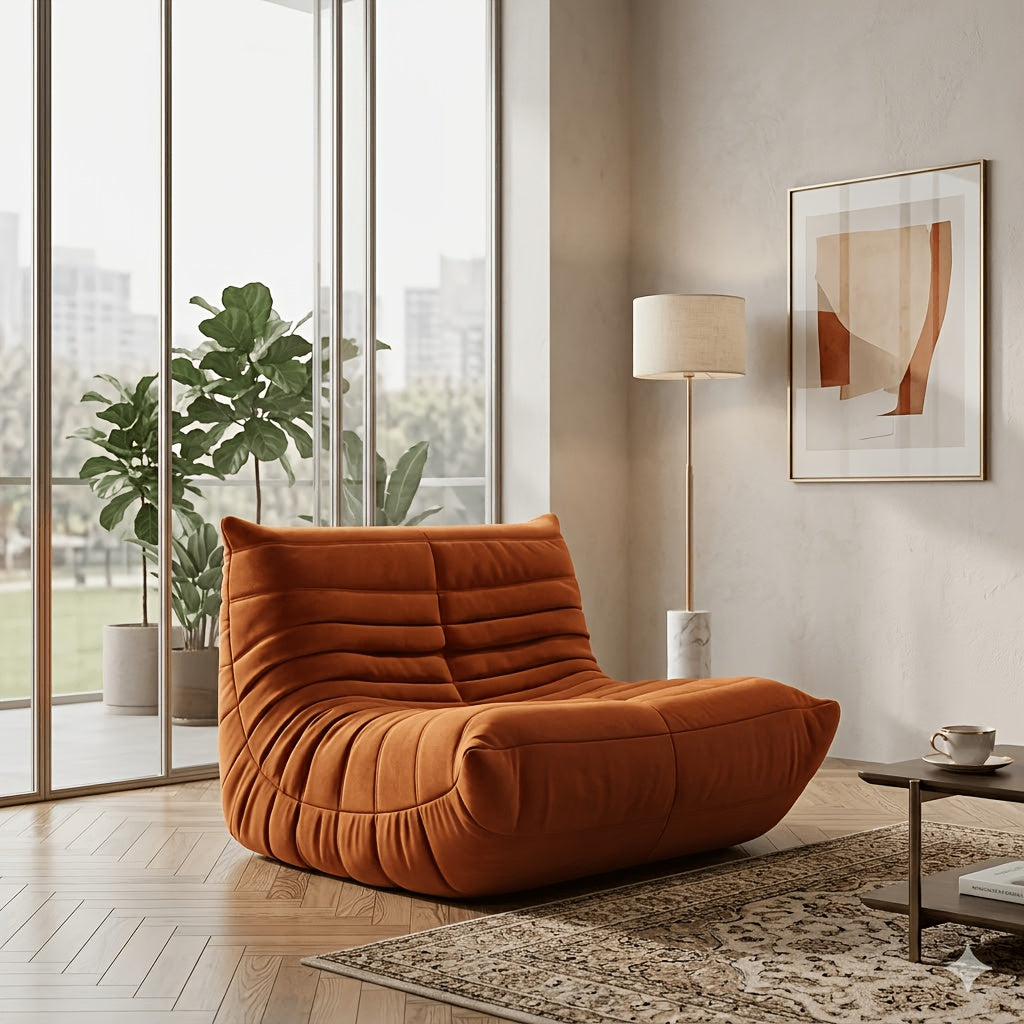 armless floor lounge chair sofa bean bag fireplace chair - Temu