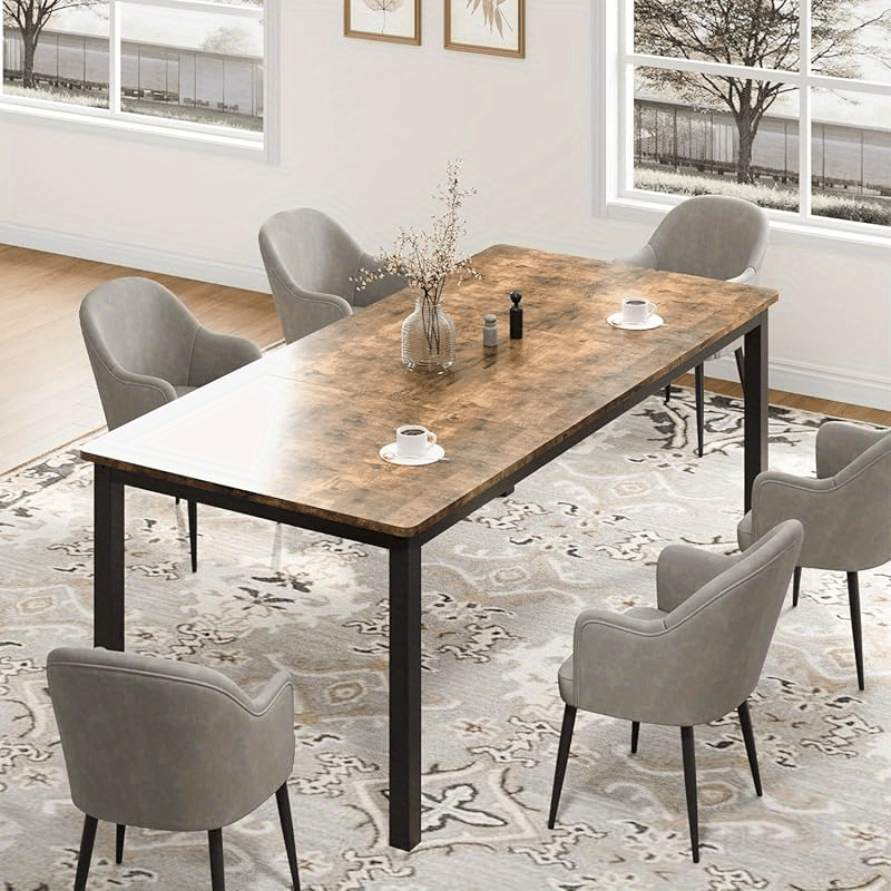 78 7 inch rectangular dining table 6 8 people - Temu