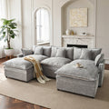 extra large u shaped modular sectional sofa foam cushioning - Temu