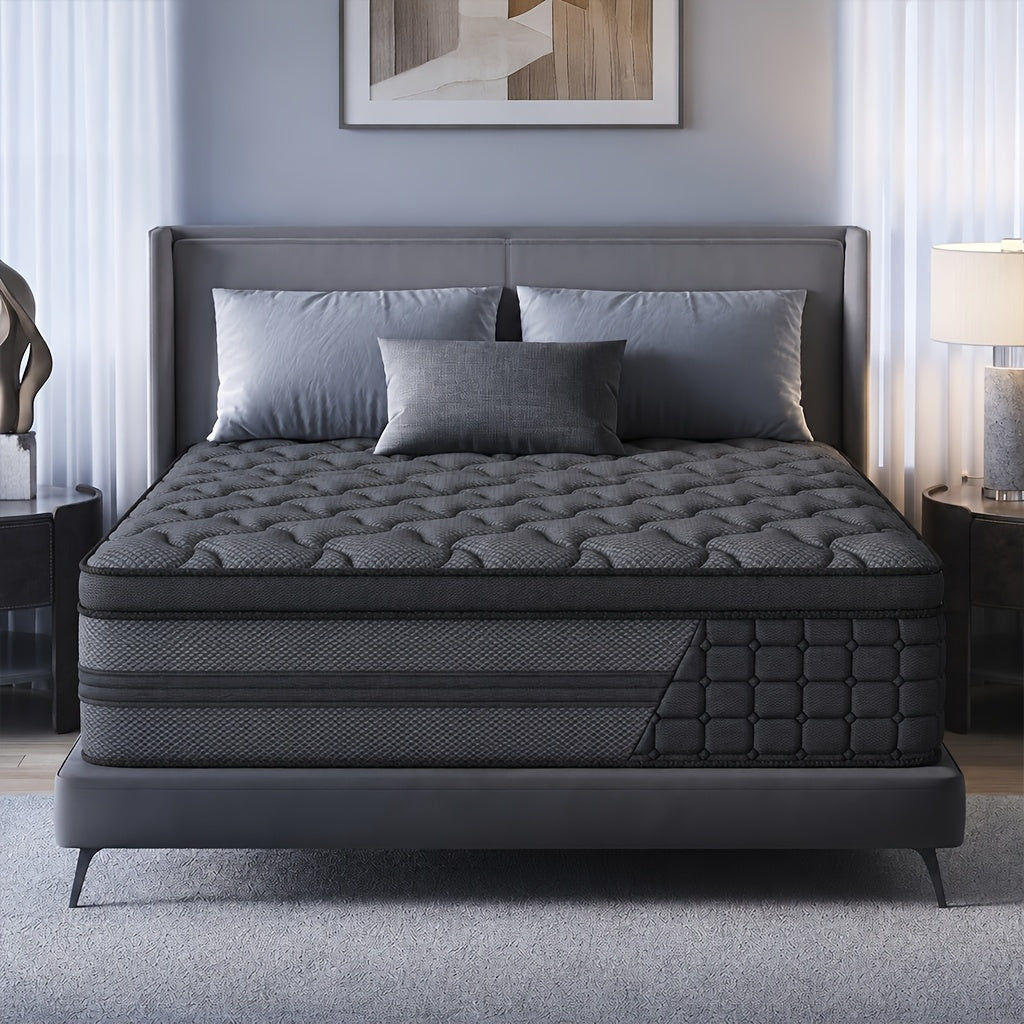 luxurious gel memory foam mattress hypoallergenic medium - Temu