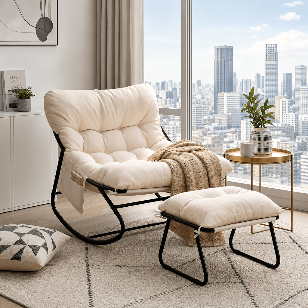 2 1pc lounge chair papasan rocking chair living room chairs - Temu