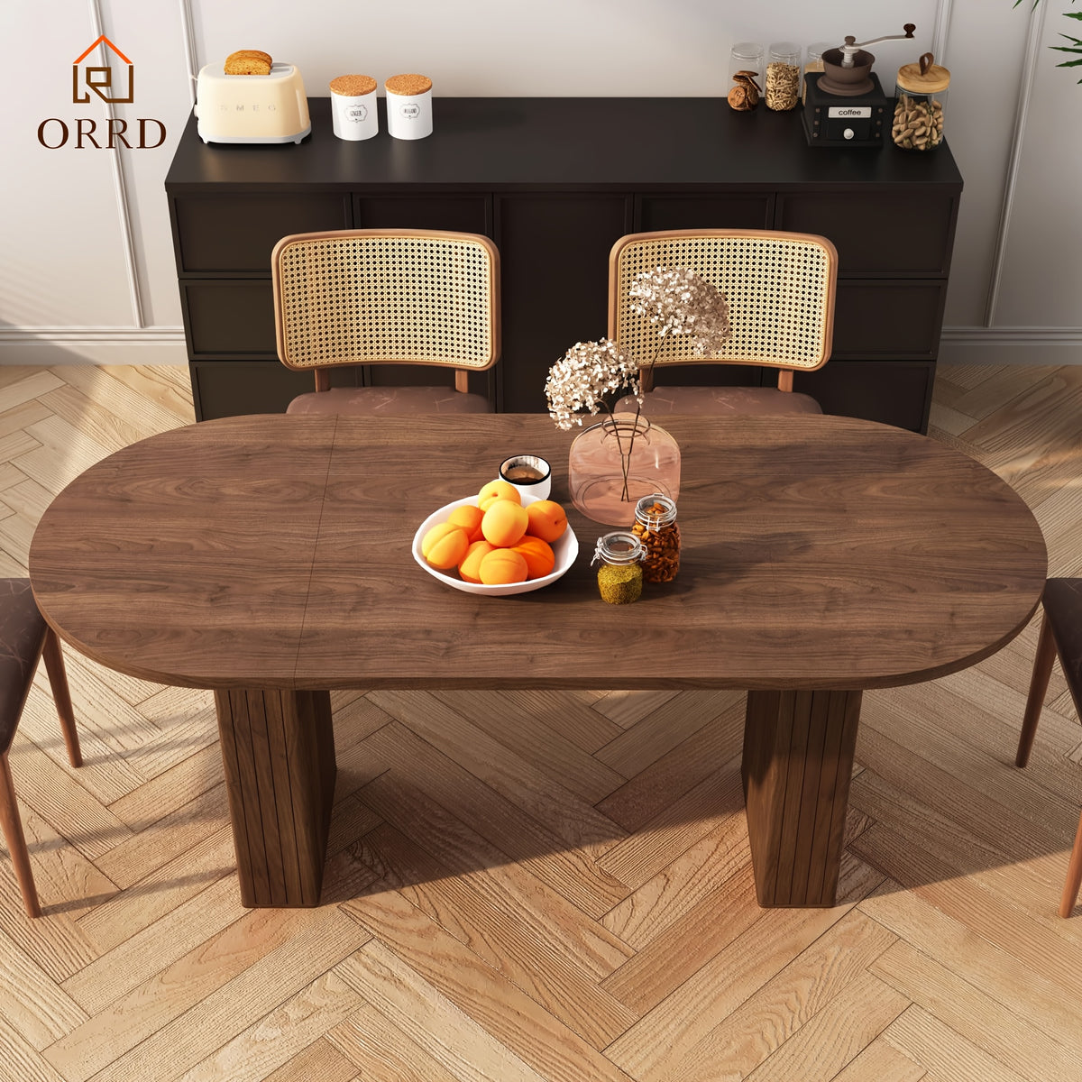 oval dining table suitable 4 6 people - Temu