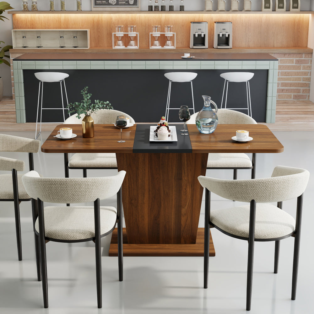 extendable dining table modern expandable kitchen table - Temu