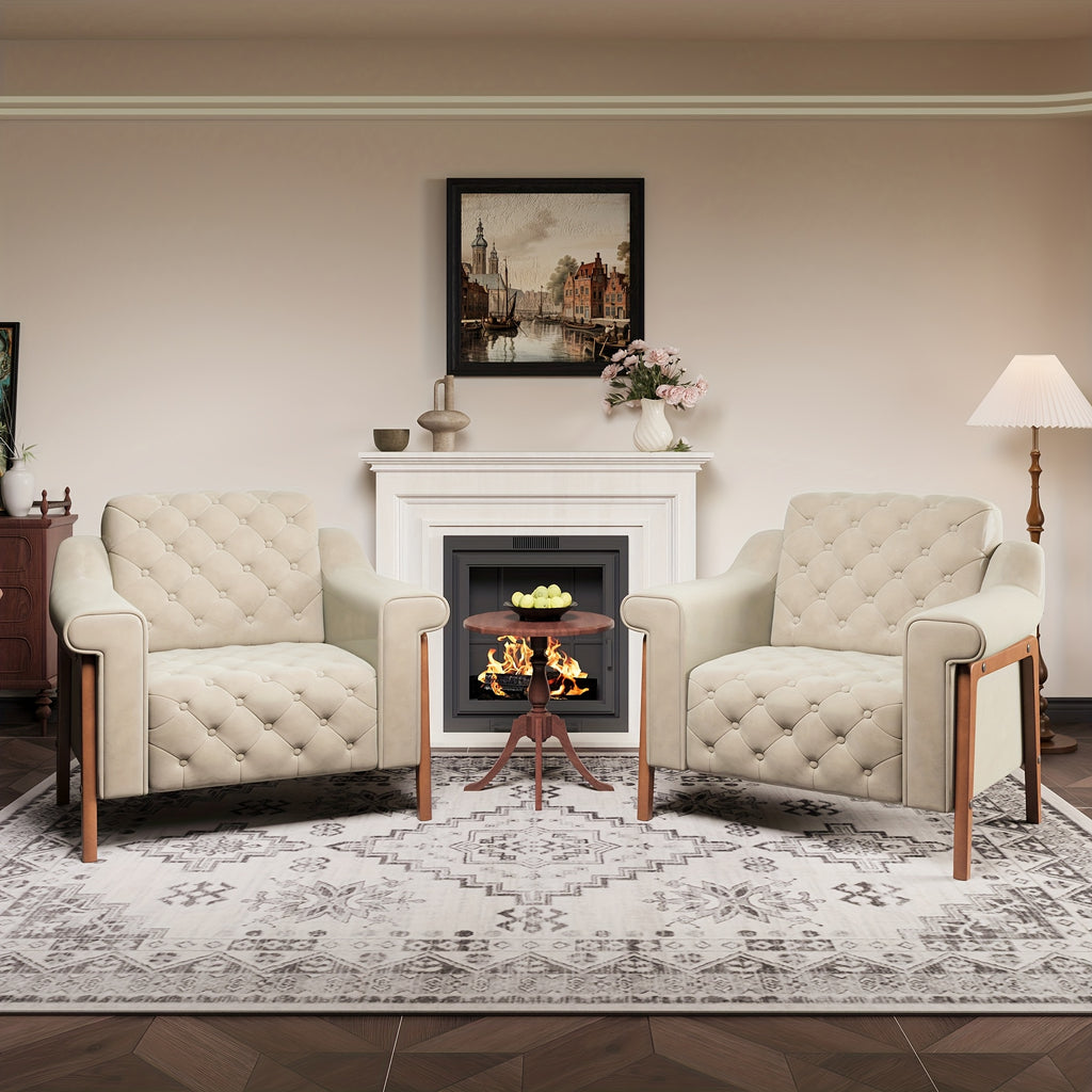 cozy accent chair faux leather modern living room chairs   - Temu