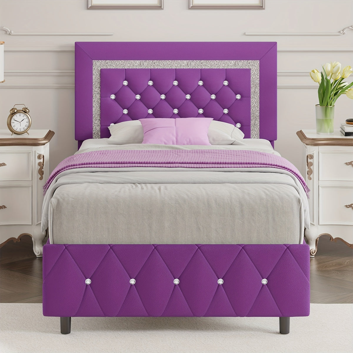 twin full queen king platform bed frame - Temu