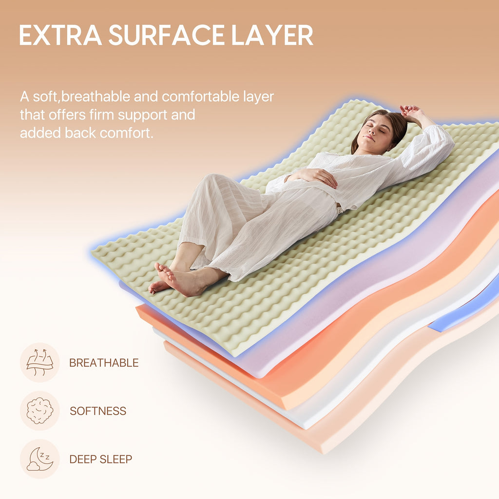12 inch full filled mattress queen king size full size - Temu