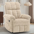 chenille manual swivel rocking chair comfortable fabric high - Temu