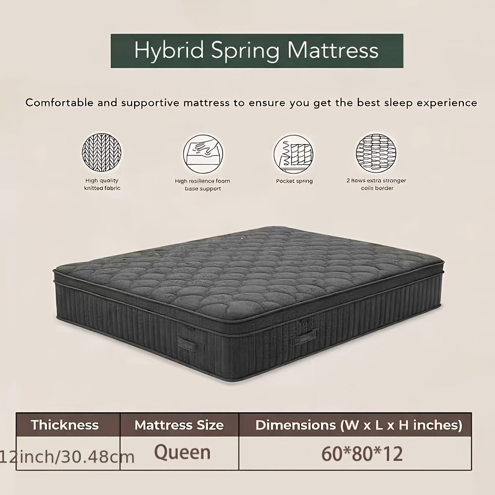 12 inch double twin full queen king size gel   mattress - Temu