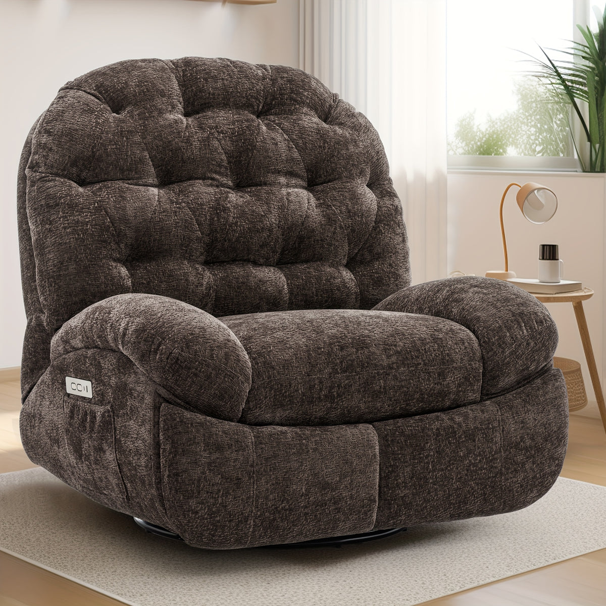 living room swivel recliner   recliner usb - Temu