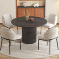 46 06 round dining table set four dining table set six - Temu