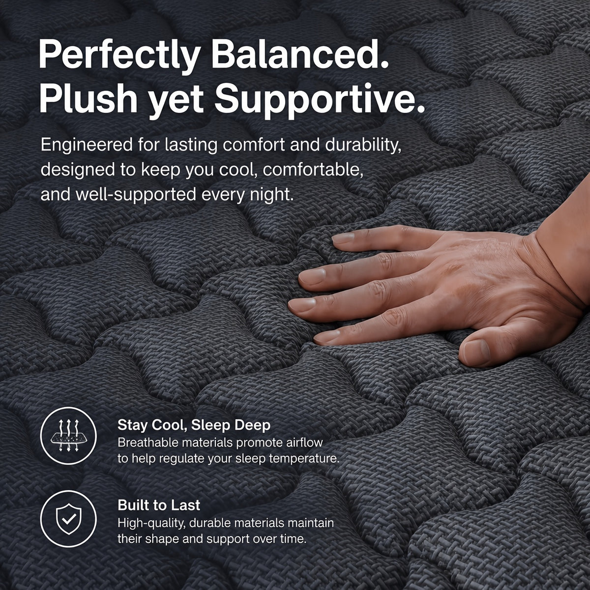 luxurious gel memory foam mattress hypoallergenic medium - Temu