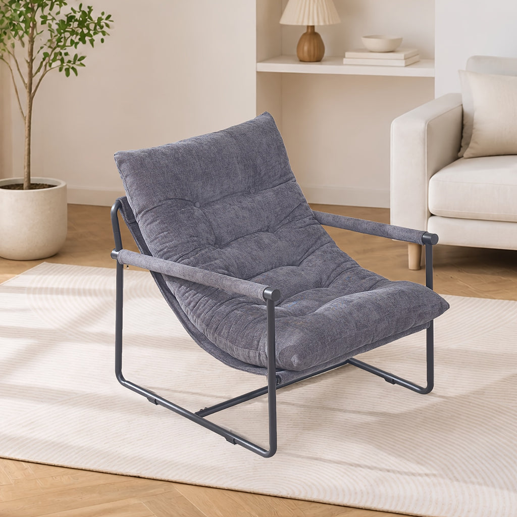 modern accent chair   room chair metal frame - Temu