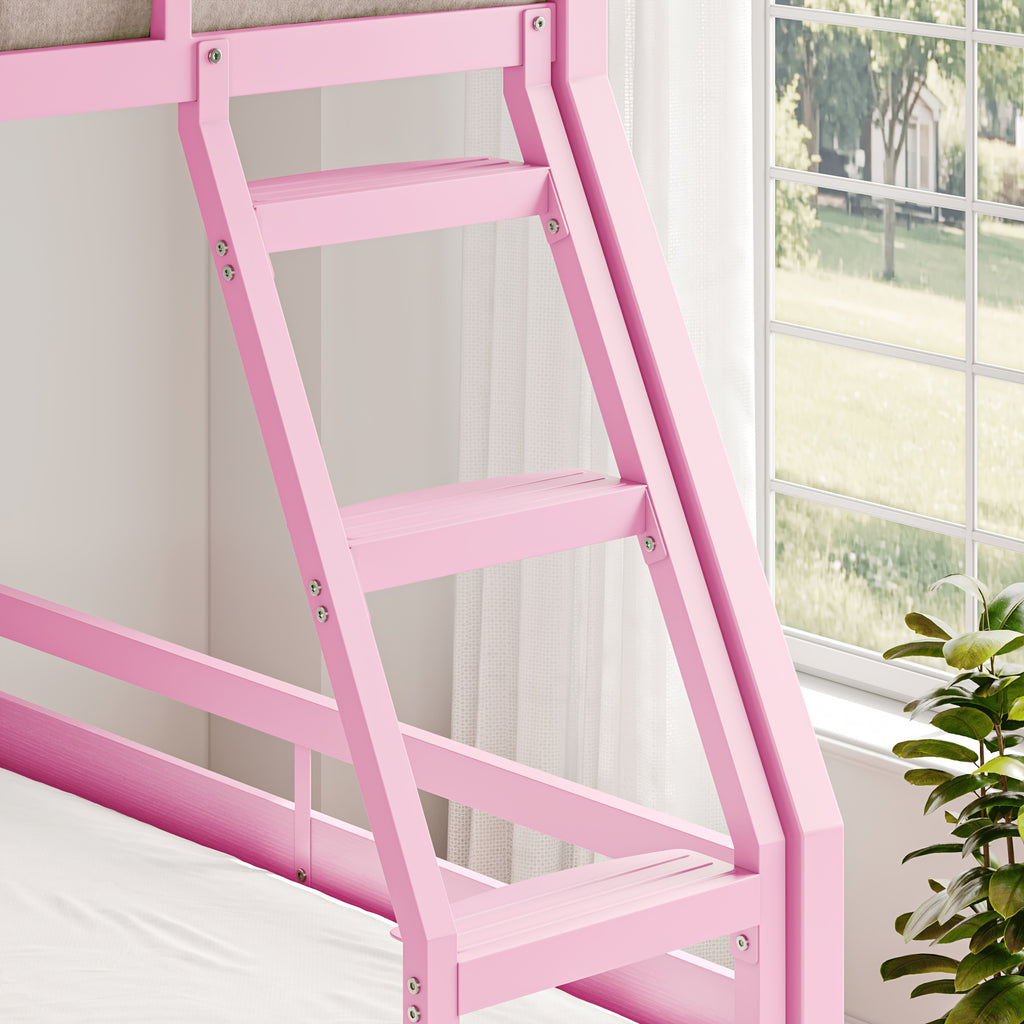 bunk bed twin full heavy duty metal bunkbeds full length - Temu
