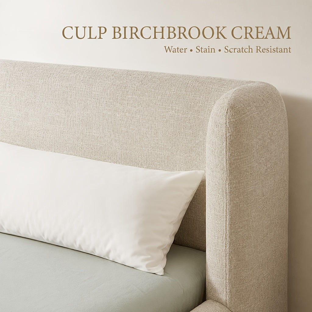 upholstered platform bed frame a headboard backrest - Temu