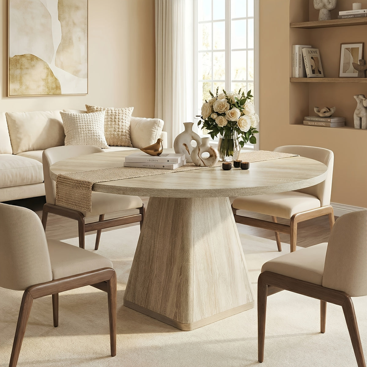 47 inch dining   18 inch thickened tabletop suitable 4 - Temu