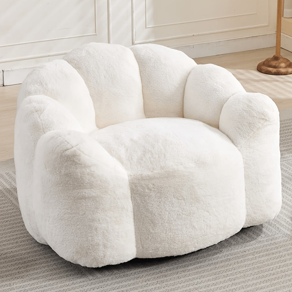 chair floral shaped bean bag single sofa ultra soft - Temu