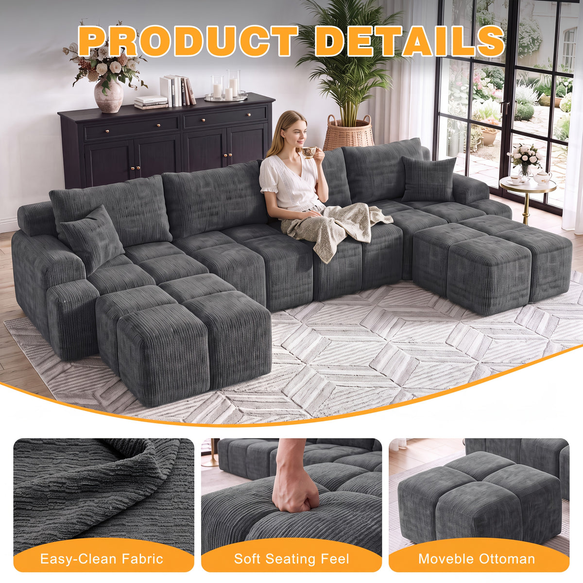 ergonomic multi position u shaped   152 oversized - Temu