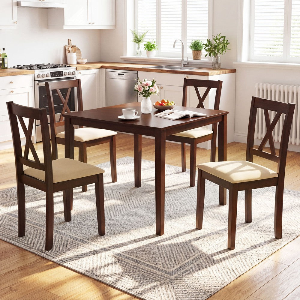 farmhouse dining table   35 inch square kitchen table - Temu