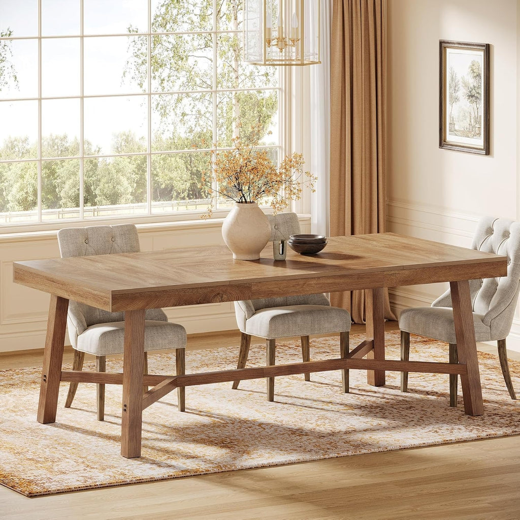 70 9 inch dining table 6 8 large farmhouse kitchen table - Temu