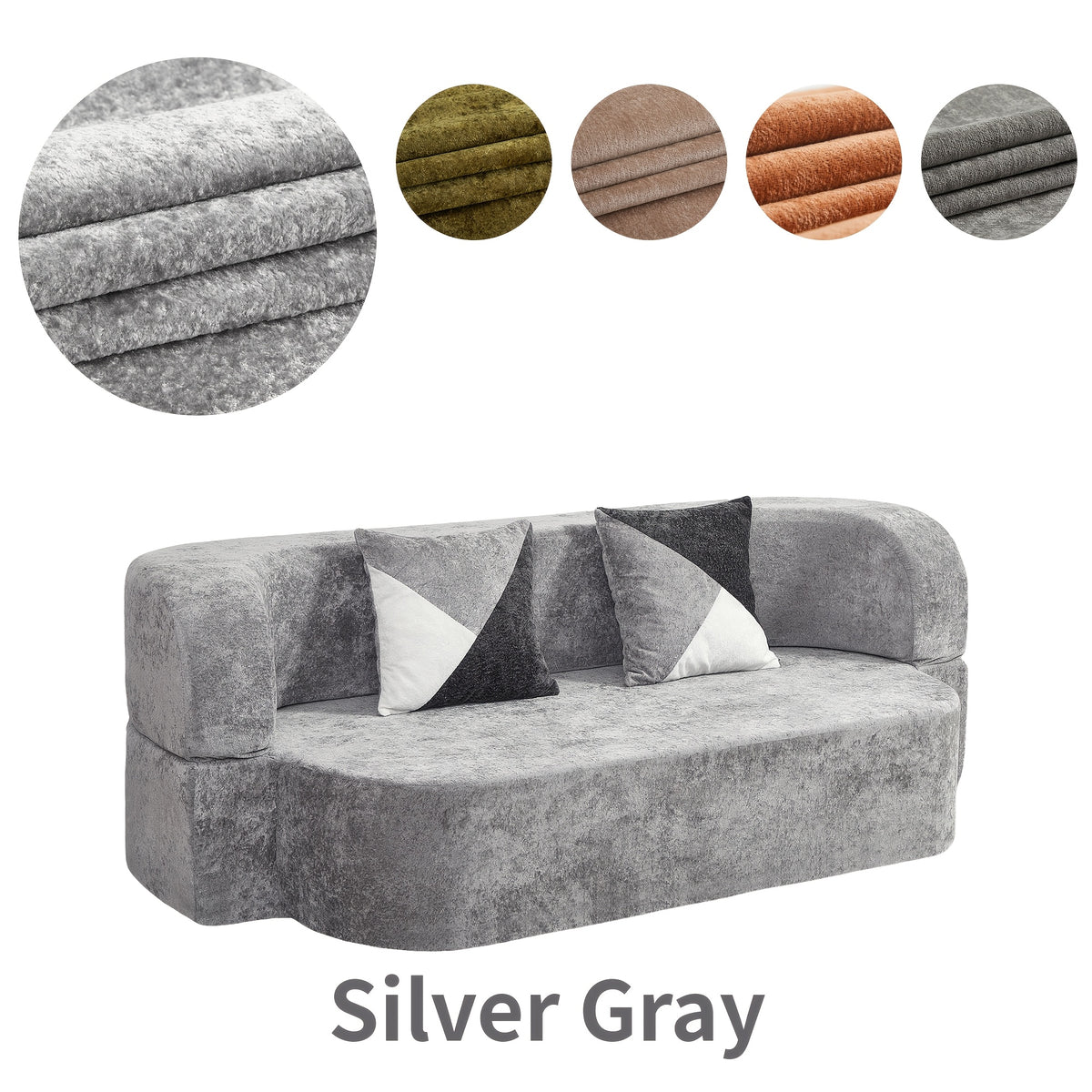 79 convertible sofa bed boneless couch small 2 in 1 folding - Temu