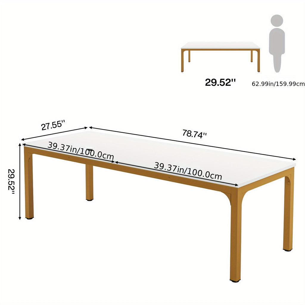 6 5   dining table 78 7 inch rectangular dining table - Temu
