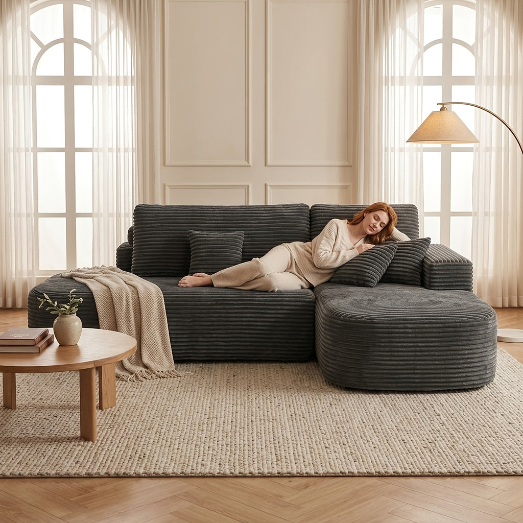 106 modular sectional sofa boneless couches living room deep - Temu