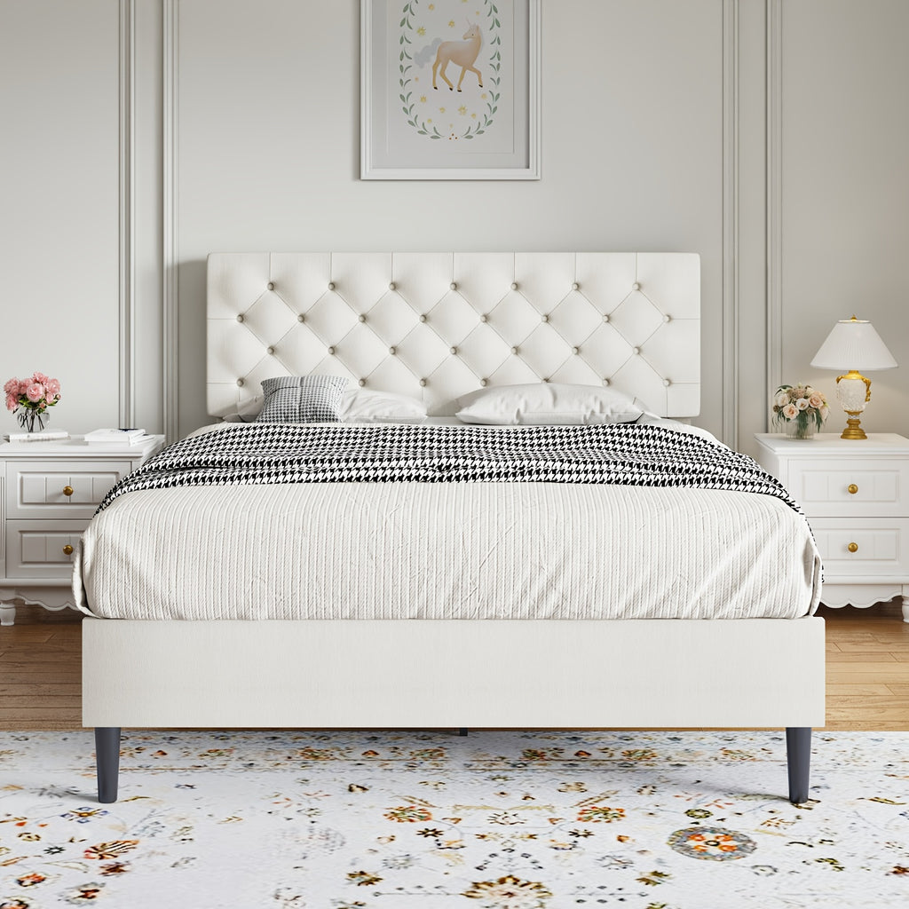 halloween twin full queen king bed frames upholstered - Temu