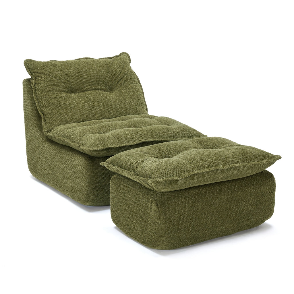 mcq single recliner chair footrest 62 2 inch foam floor - Temu