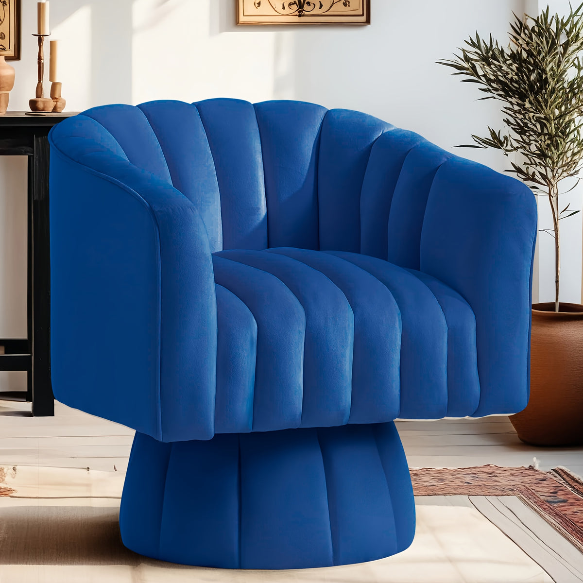 living room single chair fixed   swivel leisure chair - Temu