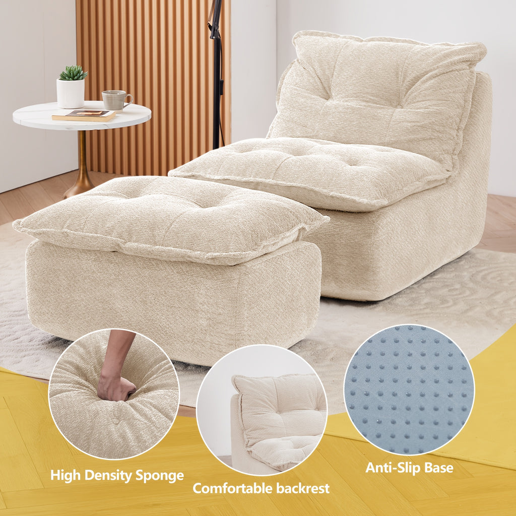 mcq single recliner chair footrest 62 2 inch foam floor - Temu