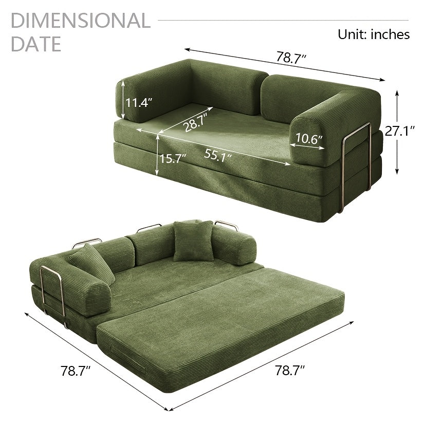 78 7 70 8 59 folding   bed convertible floor sofa - Temu