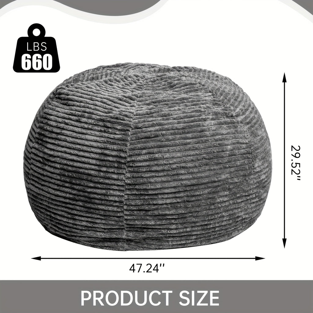 memory foam bean bag chair ultra soft microfiber washable - Temu