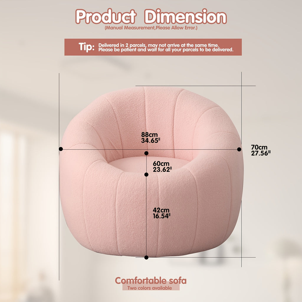 34 65 inches compressed halloween pumpkin single sofa - Temu