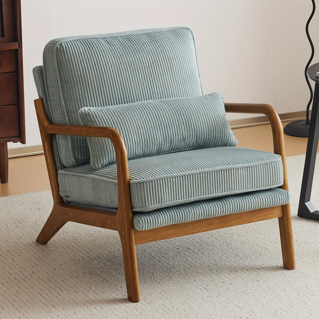 corduroy accent chair   century - Temu