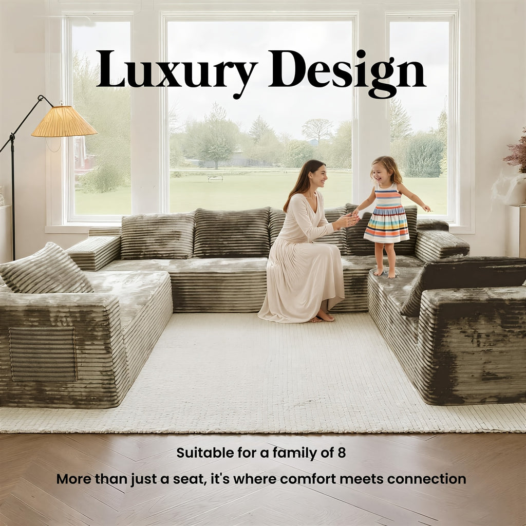 121 2 u shaped sectional couches living   seater - Temu
