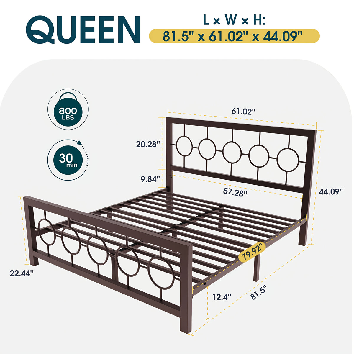 metal bed frame vintage   headboard - Temu