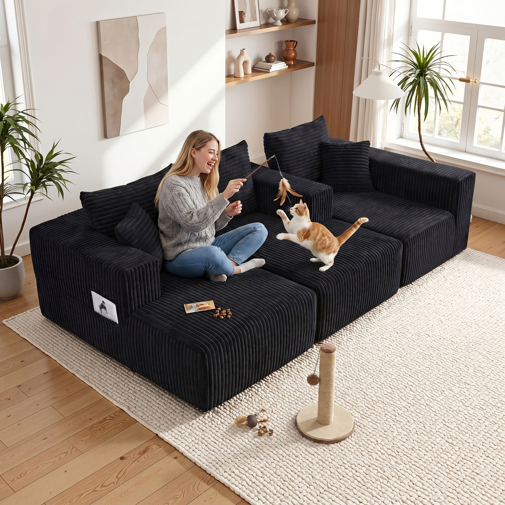 1pc u shaped frameless convertible sofa bed suitable living - Temu