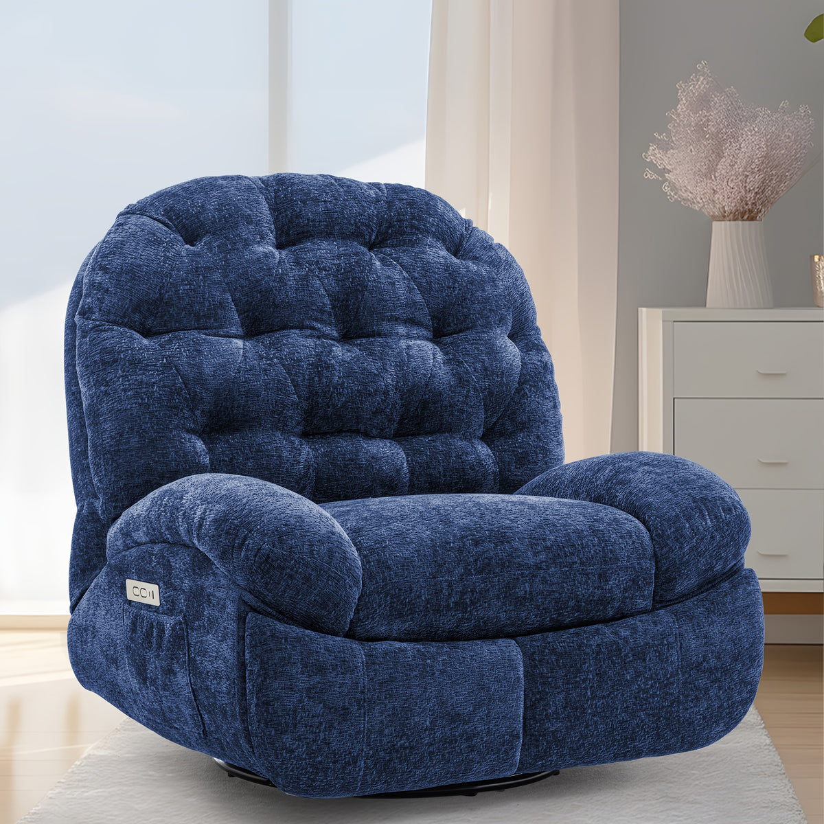 single rocking chair living room recliner chair usb type c - Temu
