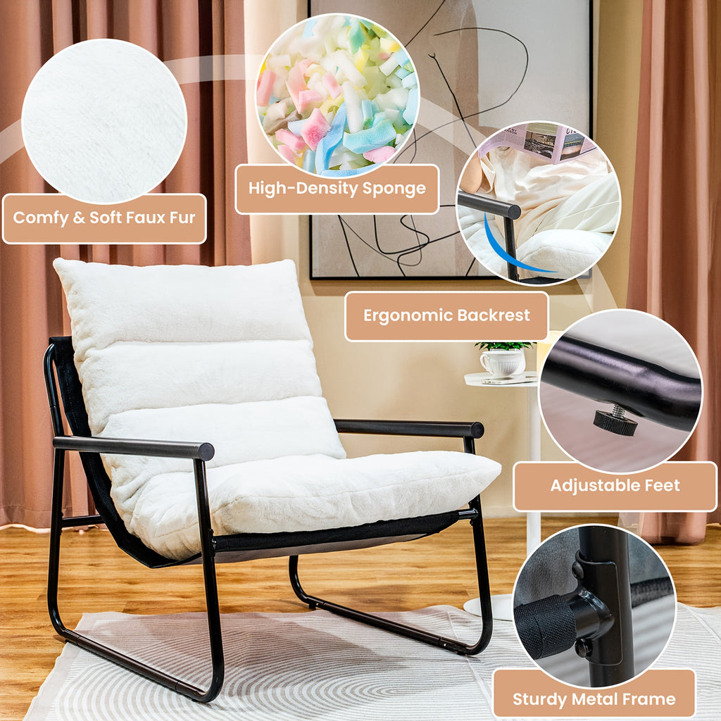 soft upholstered lounge chair individual cozy bedroom - Temu