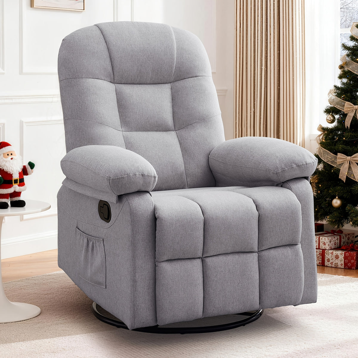 apartment single chair   360 rotating rocking chair - Temu