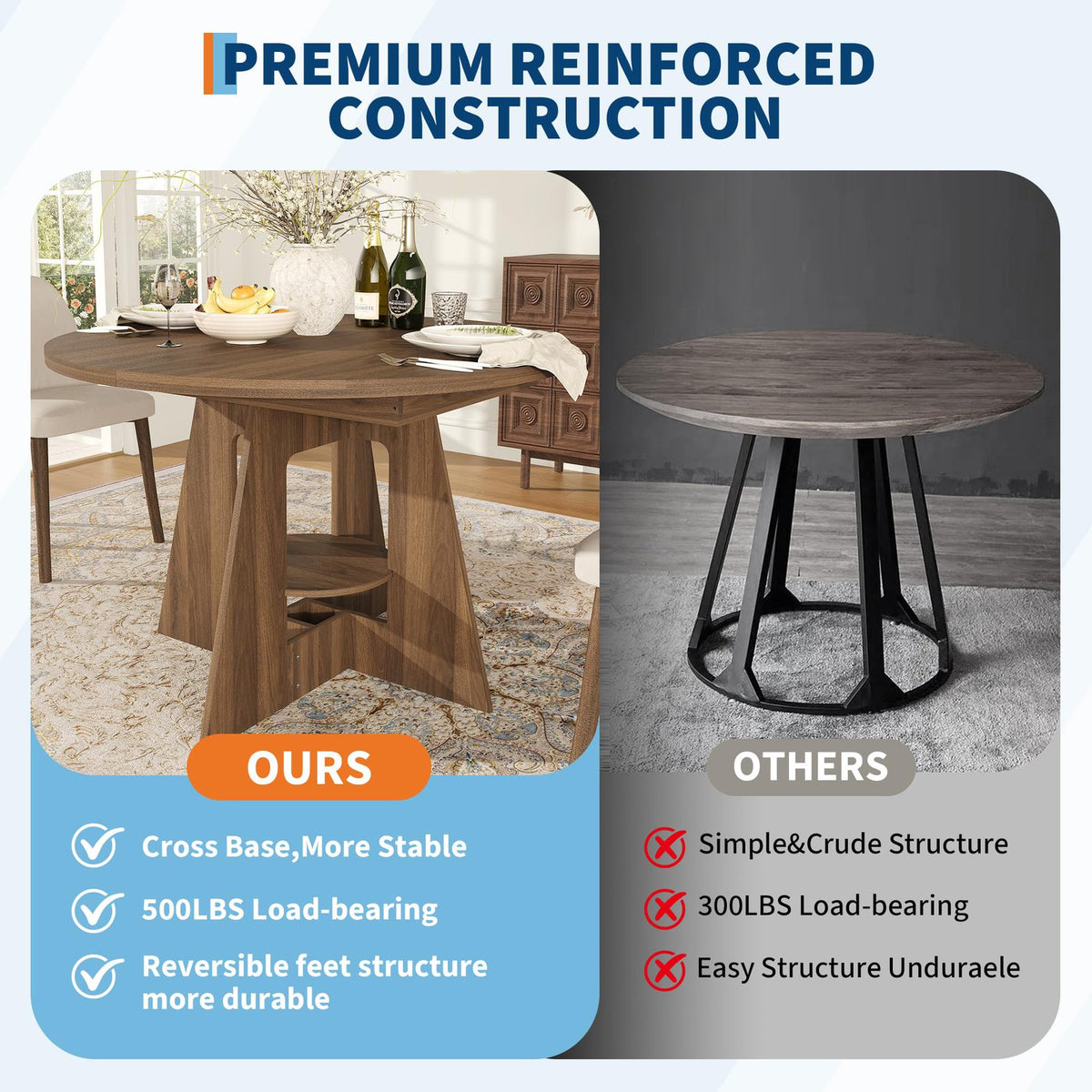 59 oval farmhouse dining table 4 8 rustic kitchen dining - Temu