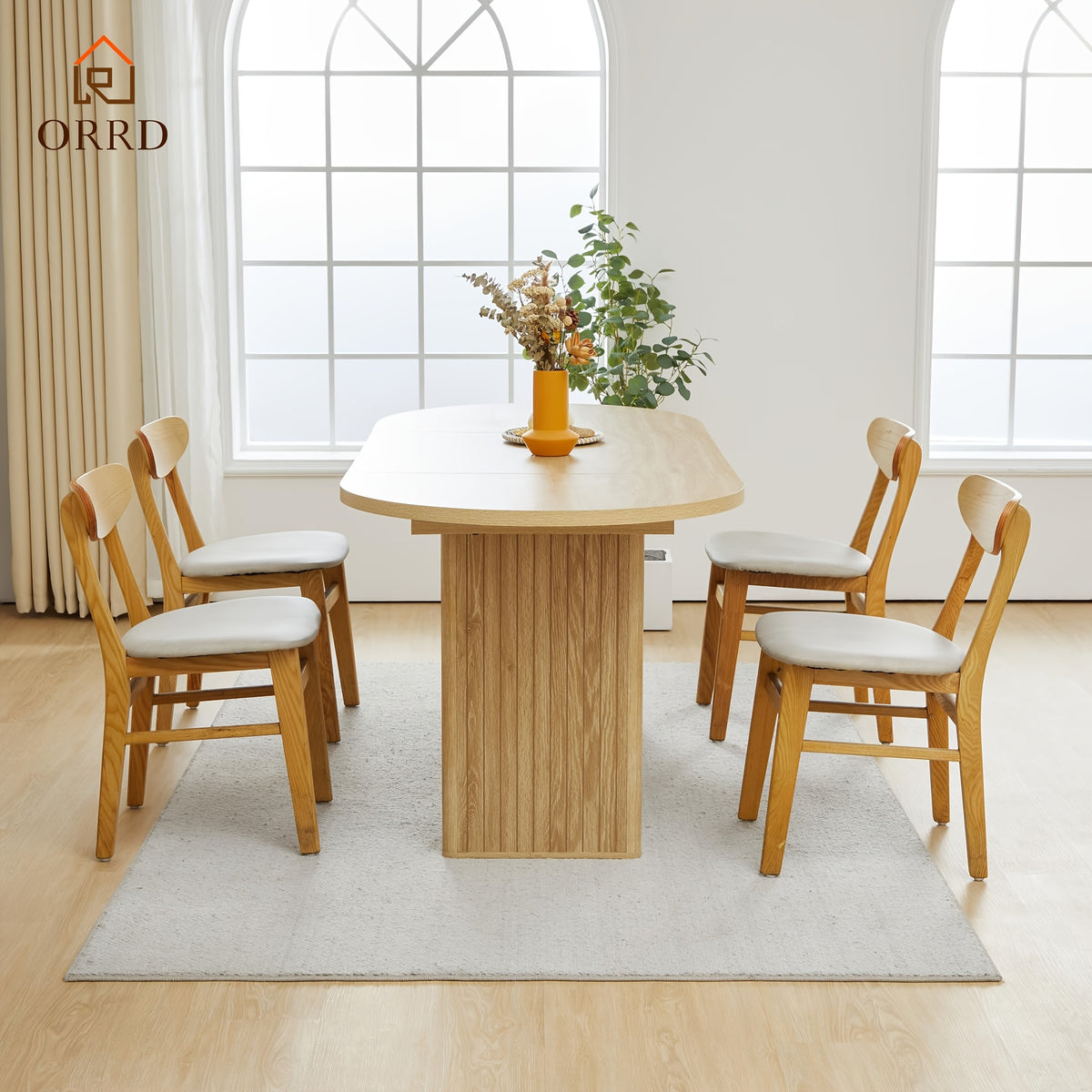 oval dining table suitable 4 6 people - Temu