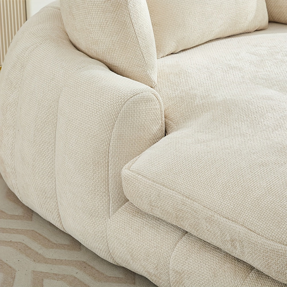 oversized chaise lounge chair memory foam cushioning plush - Temu