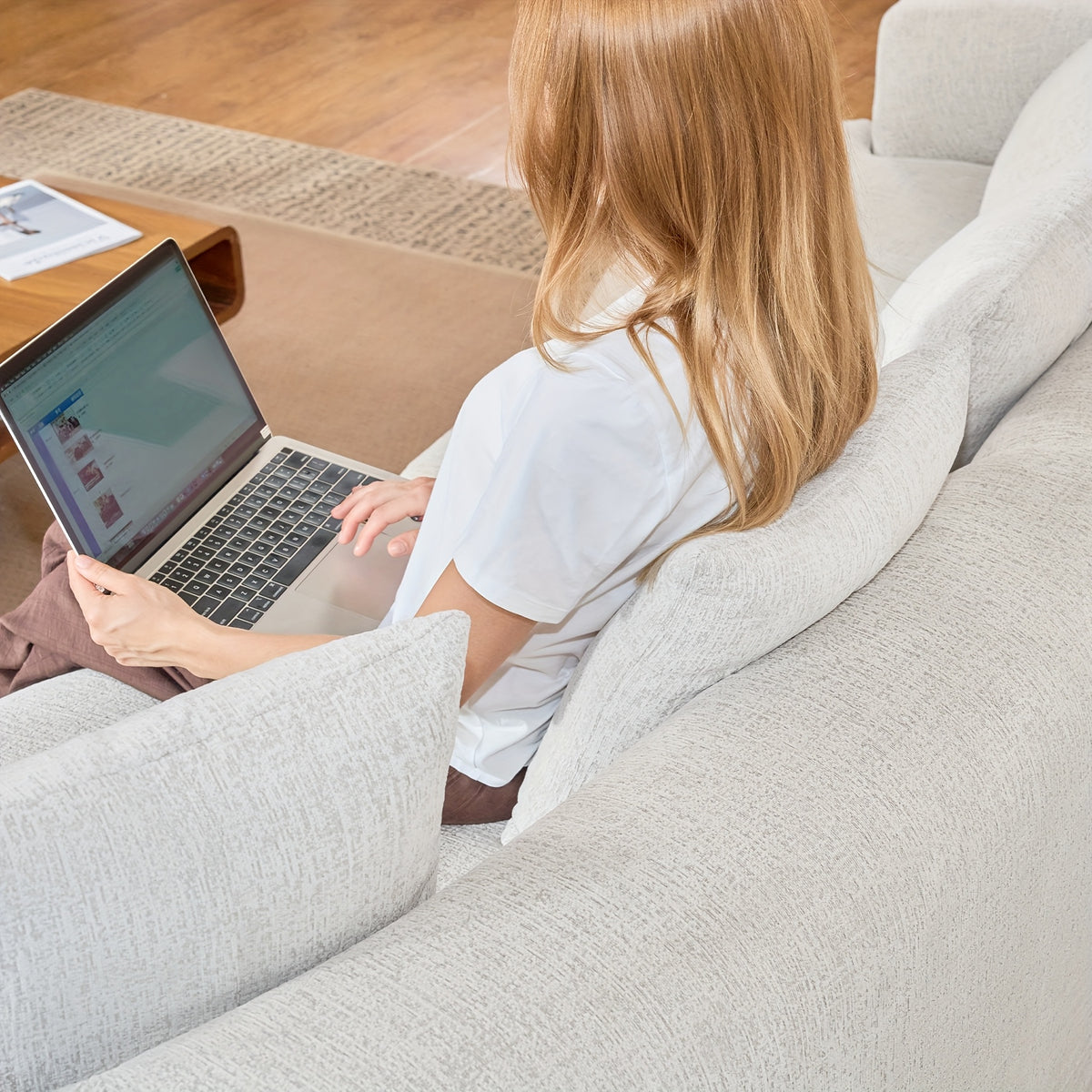 110 modular cloud couch compression design curved couch - Temu
