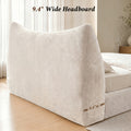 cloud bed frame cat ear design headboard 9 4 thick - Temu