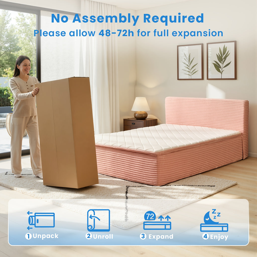 complete sofa bed set mattress headboard no assembly - Temu