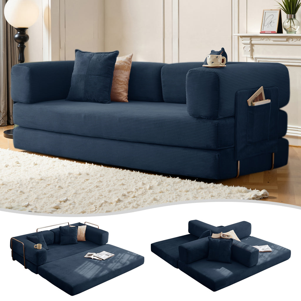 boneless sofa bed convertible   armrest pillow - Temu