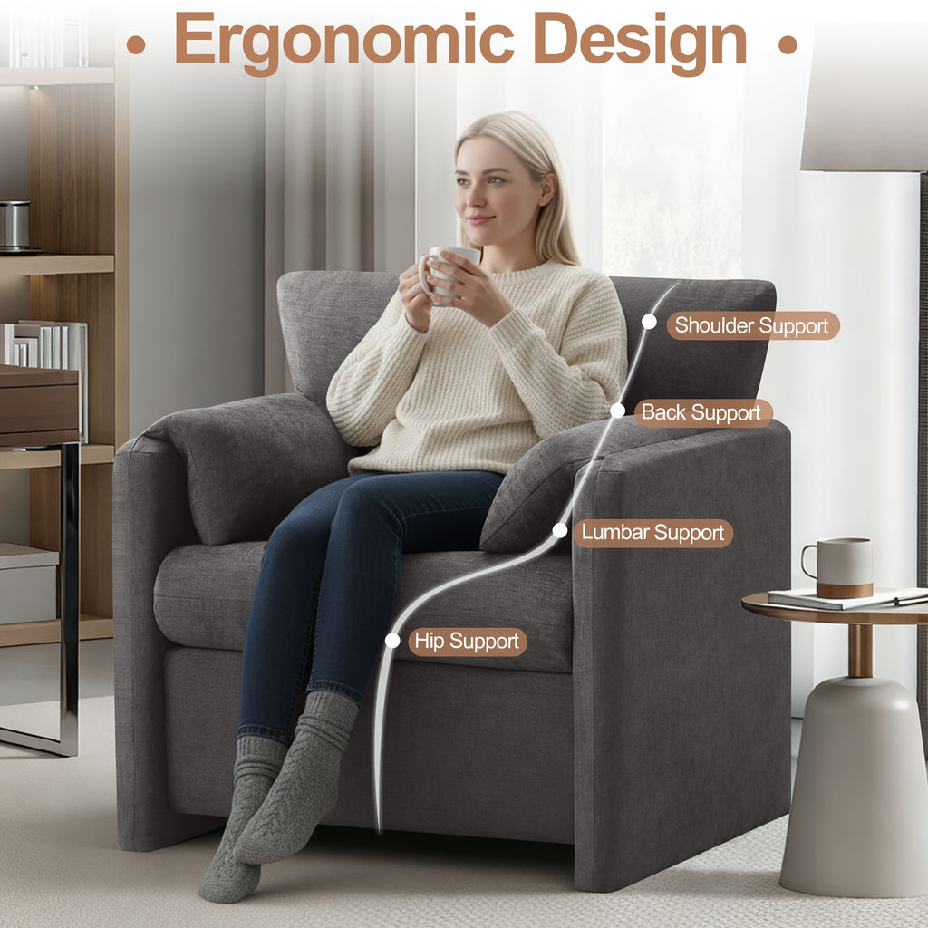 oversized accent chair living room 32 68 large modern - Temu