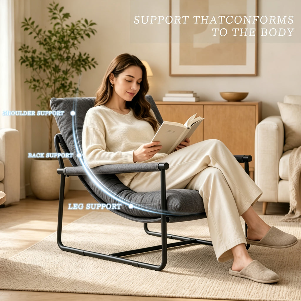 modern accent chair   room chair metal frame - Temu